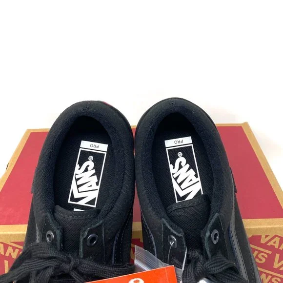 Vans Old Skool Pro Shoes Womens Black Skate Casual Suede Canvas Size VN000ZD41OJ - Picture 4 of 10